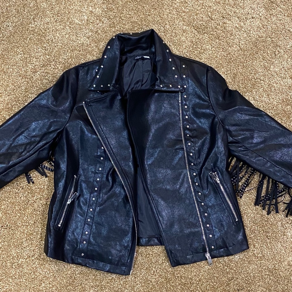 Faux Leather Jacket